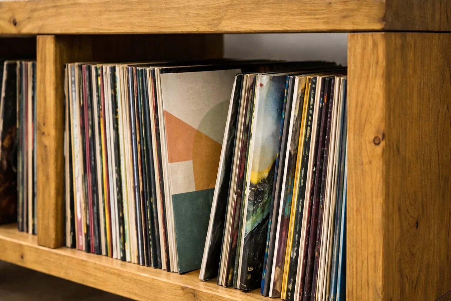 Industrial Record Cabinet, Vinyl Storage, Sideboard on Hairpin Legs - Image 4