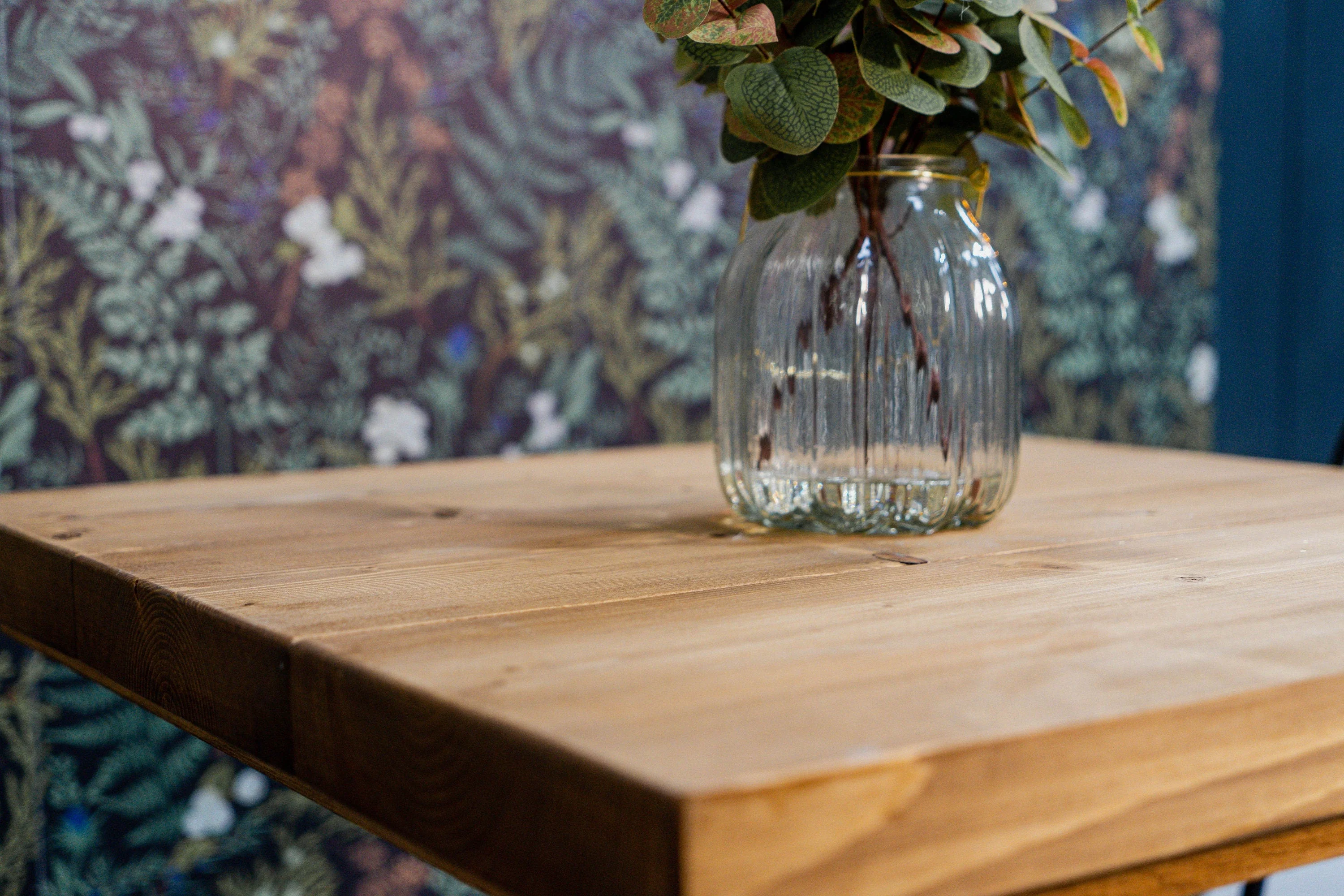 Rustic Bistro Table | Cafe Bar Style | Cast Iron Pedestal Base | Solid Wood Timber Top - Image 8