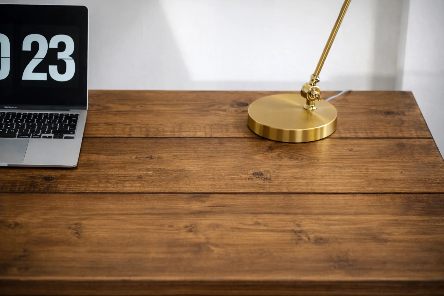 Rustic Desk with Steel Square Legs | Industrial, Reclaimed Style | Solid Wooden Desktop - Image 7