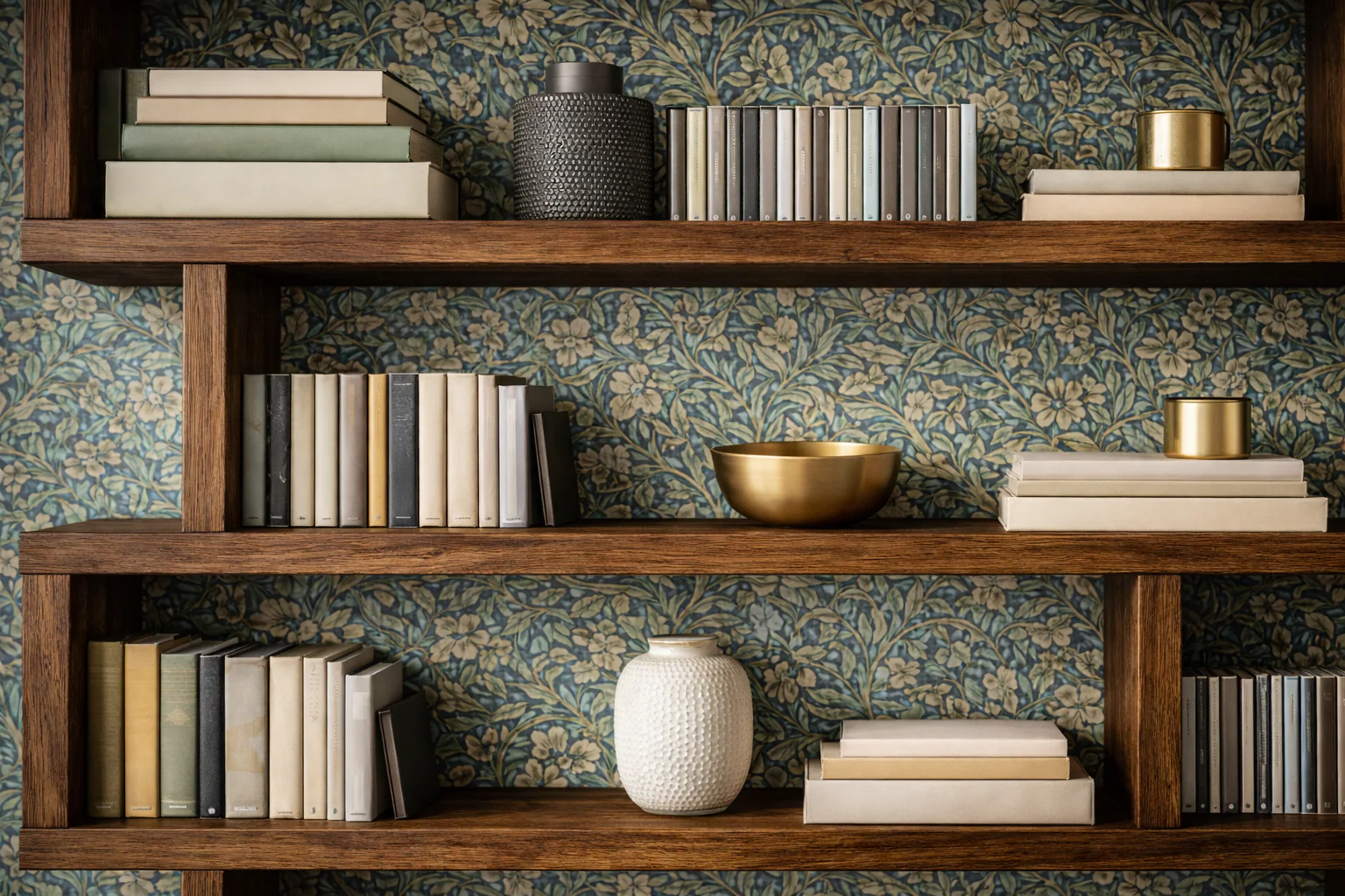 Rustic Solid Wood Staggered Bookcase | Industrial Handcrafted Bookshelves - Image 10