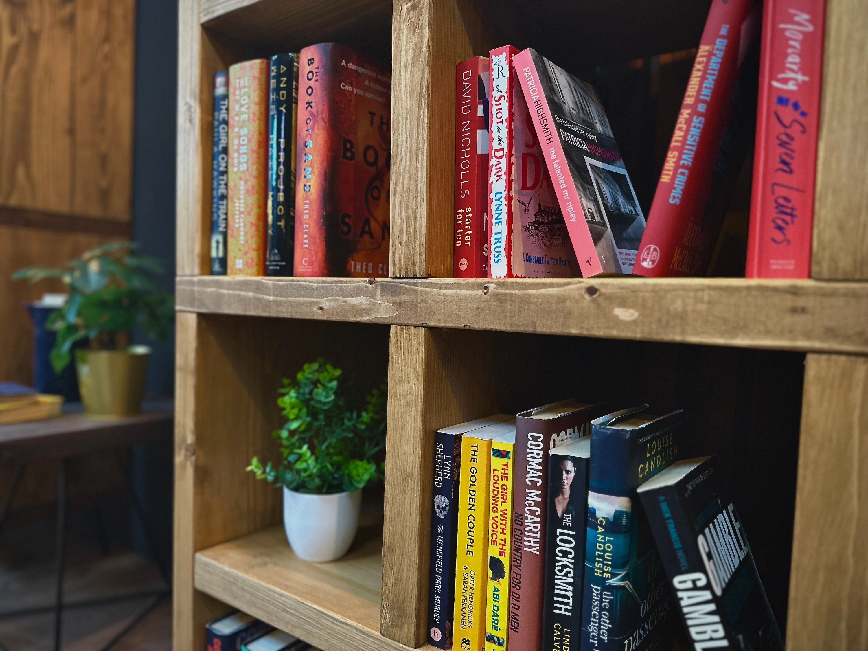 Rustic Step Bookcase | Shelving Unit | Reclaimed Style Solid Wooden Cube Bookshelves | Under Stairs Storage | Industrial Style Cabinet - Image 5