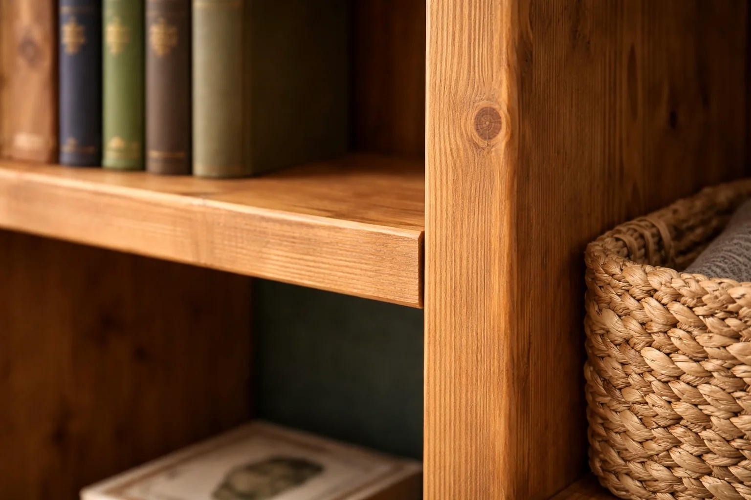 Solid Wooden Cupboard Unit with Shelving, Handcrafted, Rustic Style - Image 11
